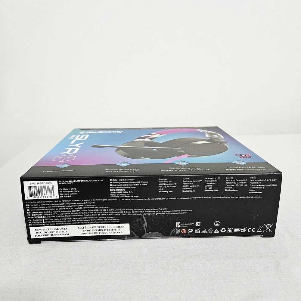 SKULLCANDY SLYR NIB Pro Wired Gaming Headset PC‎ & Compatible w/ Xbox PS Switch